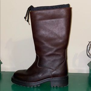 L.L. Bean Wool Lined Leather Boots